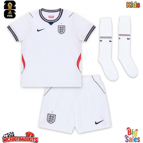 England Marcus Rashford #11 Replica Home Stadium Kit for Kids World Cup 2026 Short Sleeve (+ pants)